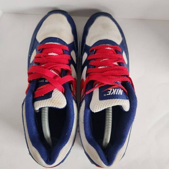 Nike Air Span 2 \'Blue Void\' AH8047-404 Mens Size 7.5 Sneakers Blue White